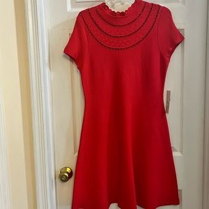 Brand new Coral body con dress by Eliza J size large.. Runs small